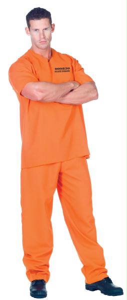 Picture of Costumes For All Occasions UR29436 Public Offender Adult 42-44