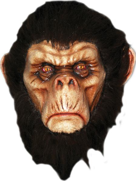 Picture of Costumes For All Occasions TB26268 Bad Brown Chimp Latex Mask