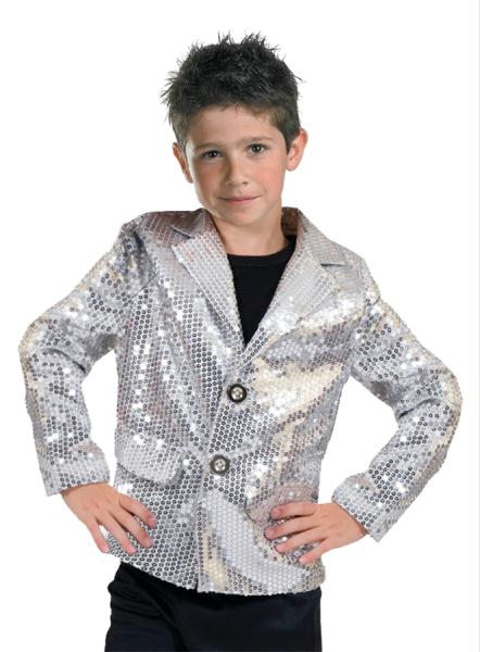Picture of Costumes For All Occasions FF782717 Disco Jacket Silver Child Smal