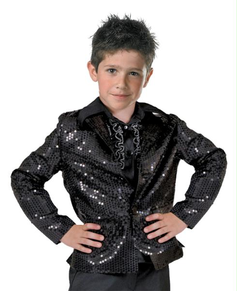 Picture of Costumes For All Occasions FF782729 Disco Jacket Child Black Large
