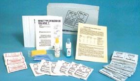 Olympia Sports 11182 Lyophilized - Freeze Dried ABO Blood Typing Kit - for 50 Students