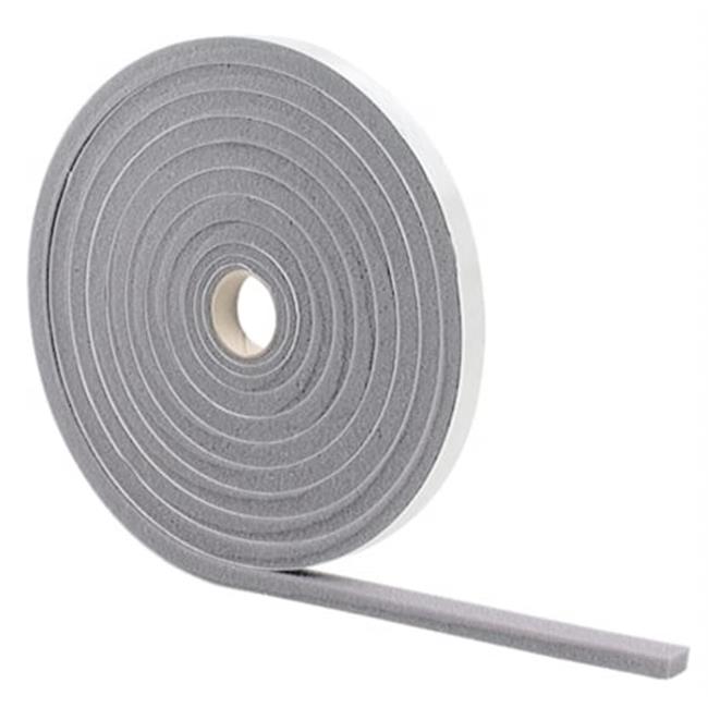 M-d Products 02097 .38X .5 in. X 17 ft. Gray Low Density Foam Weather Strip
