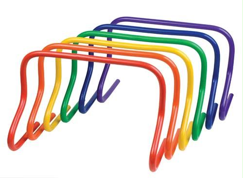 Picture of Olympia Sports AG044P 12 in. Colored Speed Hurdles - Set of 6