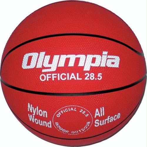 Picture of Olympia Sports  BA480P Olympia Sports Rubber Basketball - Intermediate (Red)
