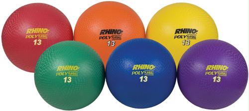 Picture of Champion Sports BL305P Champion Sports Ultimate Rhino Poly Playground Balls - 13 in. (Set of 6)