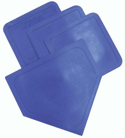 Picture of Olympia Sports BS018P Poly Baseball Bases - Blue