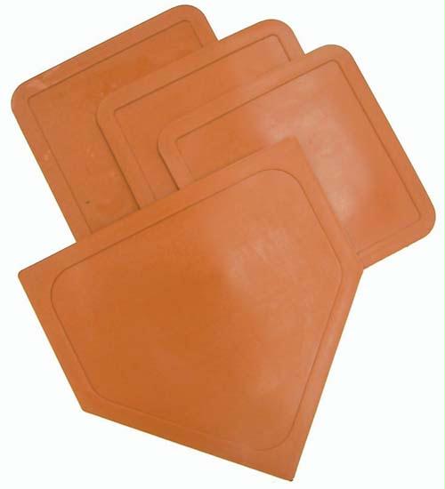 Picture of Olympia Sports BS038P Poly Baseball Bases - Orange