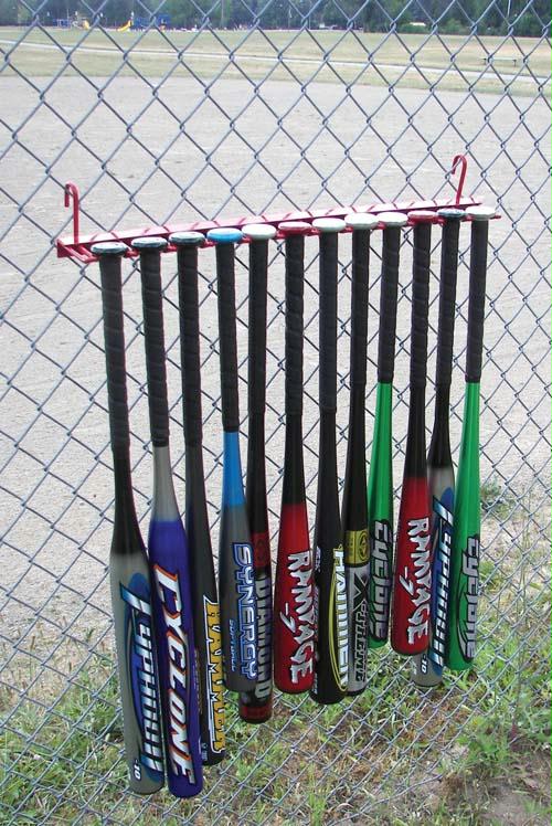 Picture of Olympia Sports BS040M 12 Bat Fence Rack