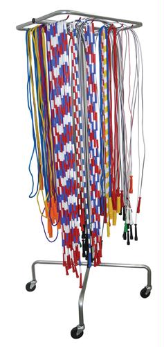Picture of Olympia Sports EC006M Jump Rope Rack w/ Wheels