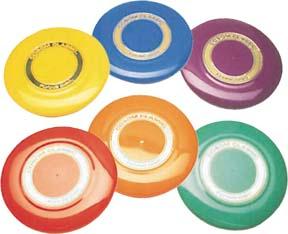 Picture of Olympia Sports GA127P 9 in. Rainbow Discs - Set of 6