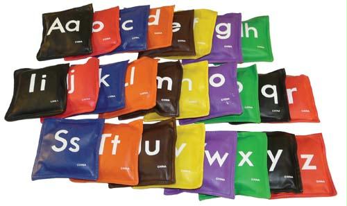Picture of Olympia Sports GA356P Alphabet Bean Bags - 5 in. (Set of 26)