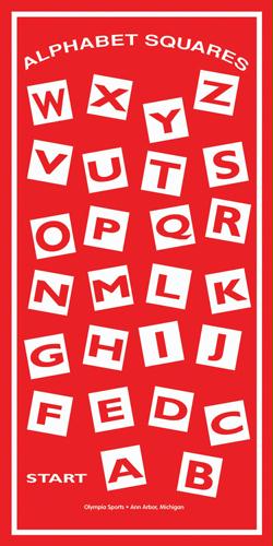 Picture of Olympia Sports GA438M Alphabet Squares Mat