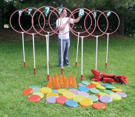 Picture of Olympia Sports GA539M Disc Golf Target Set (9-Hole)