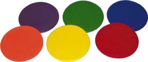Picture of Olympia Sports GE117P 9 in. Poly Spots - Set of 6 (1 Ea. Color)