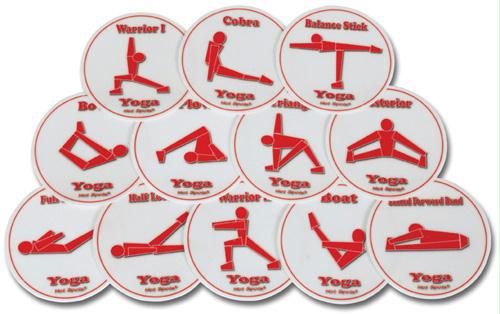 Picture of Olympia Sports GE692P Hot Spots - Yoga (Set of 12)