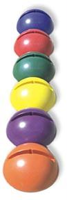 Picture of Olympia Sports GY307P Multi-Domes - Set of 6 (1 ea. Color)
