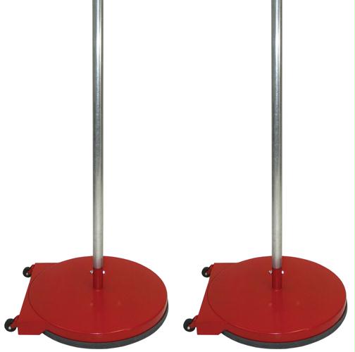 Picture of Olympia Sports GY315M Dome Base Game Standards with Wheels - 24 in. (Red)