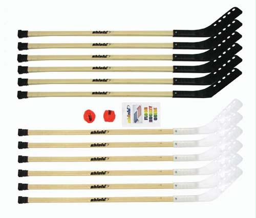 Picture of Olympia Sports HO161P 42 in. Wood Outdoor Hockey Set