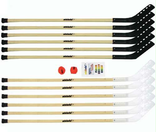 Picture of Olympia Sports HO162P 56 in. Wood Outdoor Hockey Set