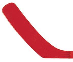 Picture of Olympia Sports HO178P Replacement Hockey Stick Blade (Red)
