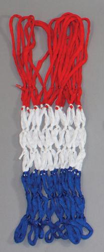 Picture of Champion Sports NT009P 4mm Economy Basketball Net - Red/White/Blue