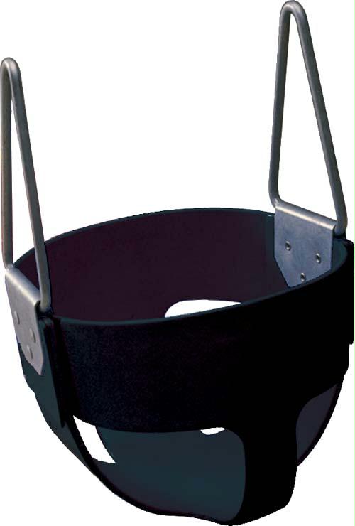 Olympia Sports PG034P Rubber Enclosed Infant Swing Seat - Black
