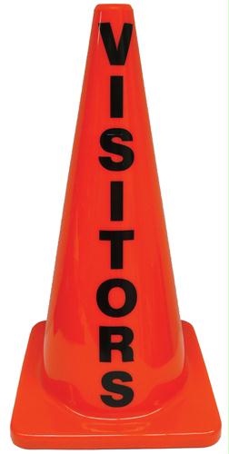 Picture of Olympia Sports SA320M 28 in. Message Cone - Visitors