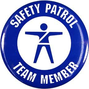 Picture of Olympia Sports SA720P Safety Patrol Team Member Button