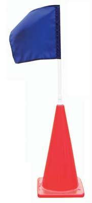 Picture of Olympia Sports SA749M 28 in. Obstacle Cone w/ Blue Flag