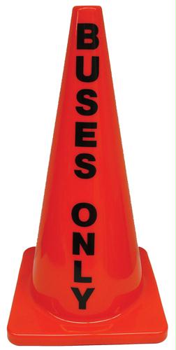 Picture of Olympia Sports SA844M 28 in. Message Cone - Buses Only