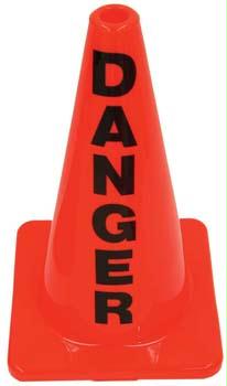 Picture of Olympia Sports SF369M 18 in. Message Cone - Danger
