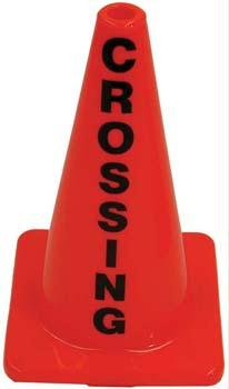 Picture of Olympia Sports SF371M 18 in. Message Cone - Crossing