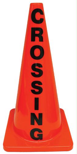 Picture of Olympia Sports SF382M 28 in. Message Cone - Crossing