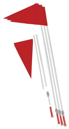 Picture of Olympia Sports SR020P Safety Soccer Flags - Set of 4