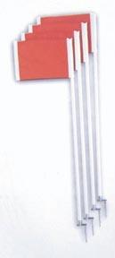 Picture of Olympia Sports SR022P Deluxe Soccer Corner Flags Set w/ Springs