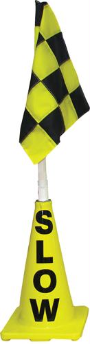 Picture of Olympia Sports SS139M Yellow Cone w/ Yellow/Black Flag (Slow)