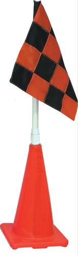 Picture of Olympia Sports SS153M Orange Cone w/ Orange/Black Flag (Plain)