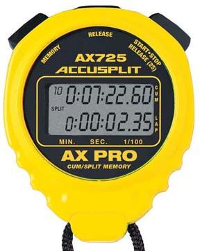 Picture of Olympia Sports TL004P ACCUSPLIT AX725 Pro Timer - Yellow