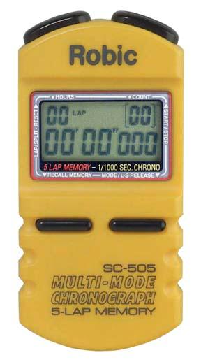 Picture of Olympia Sports TL031P Robic SC505W 12 Memory Timer - Yellow