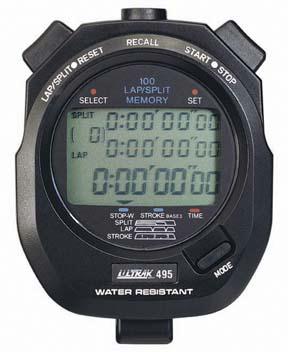 Picture of Olympia Sports TL052P Ultrak 100 Memory Stopwatch - Black