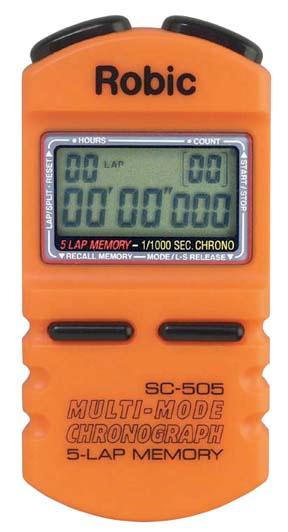 Picture of Olympia Sports TL182P Robic SC505W 12 Memory Timer - Orange