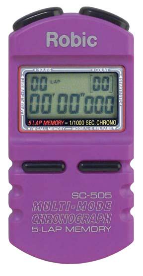 Picture of Olympia Sports TL183P Robic SC505W 12 Memory Timer - Purple