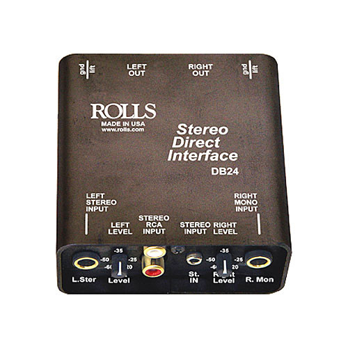 Picture of Rolls DB24 Stereo Direct Interface with Dual 1/4 Inputs