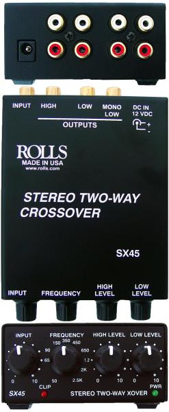 SX45 Stereo Two-Way Crossover -  Rolls
