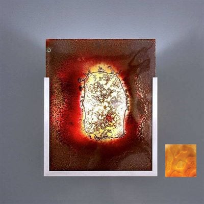 Picture of WPT Design FN1 - SS  - PHAM Stainless Steel Wall Sconce Phantom Amber