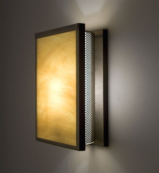 Picture of WPT Design FN2 - SV - TOF - F NTwo Fluorescent Wall Sconce - Silver-Toffee