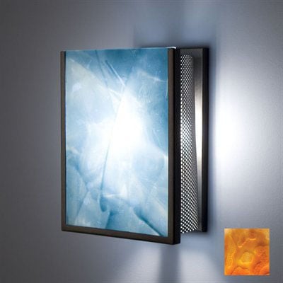 Picture of WPT Design FN2IO - BZ - PHAM Two Indoor Incadescent Wall Sconce - Bronze-Phantom Amber