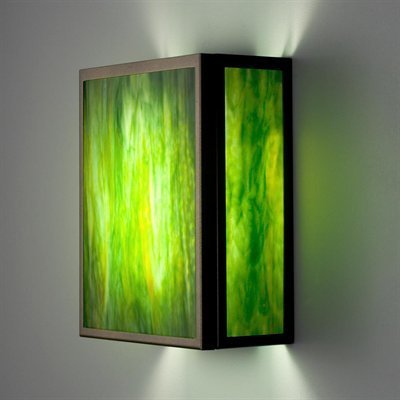 Picture of WPT Design FN3 - BZ - MEA - F NThree Fluorescent Wall Sconce - Bronze-Meadow