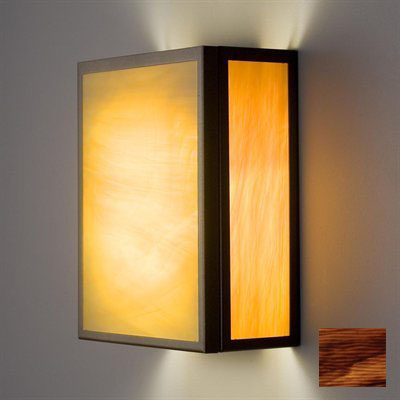 Picture of WPT Design FN3 - BZ - RB - F NThree Fluorescent Wall Sconce - Bronze-Root Beer