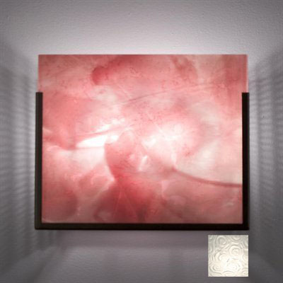 Picture of WPT Design FNWide - BZ - WPF 2 Light Wide Incandescent Wall Sconce - Bronze-Whirlpool Frost